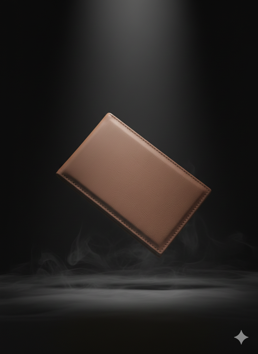 The Monarch Bifold: Sculpted Elegance in Full-Grain Leather